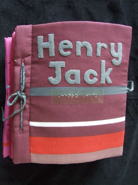 Copertina del libro tattile "Henry Jack"
